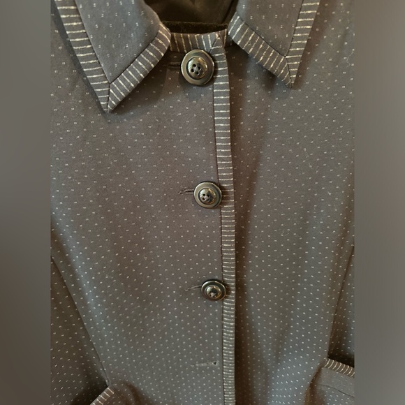 CABi Pin Dot Blazer - Sz Large Navy - Picture 7 of 12